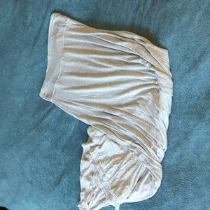 Grey lightweight maxi skirt